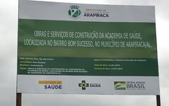 Academia de saúde era para ser entregue em julho 