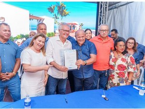 Prefeito autoriza construção da orla da Praia de São Miguel dos Milagres