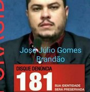 Juiz nega habeas corpus de Júlio Brandão, ex-vereador de Mata Grande