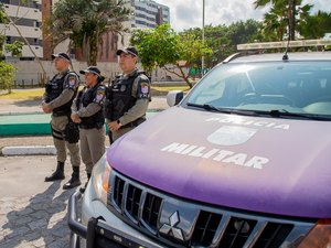 Patrulha Maria da Penha reforça segurança de mulheres durante Carnaval em Alagoas