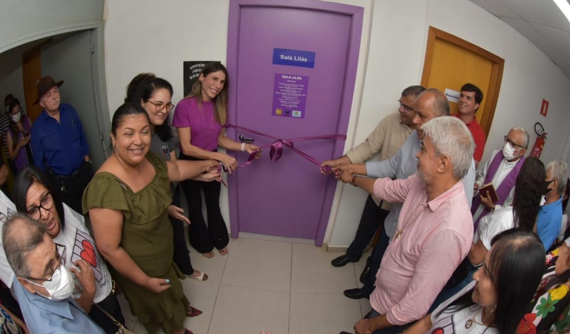 Governo de Alagoas inaugura sala lilás no CISP de Batalha