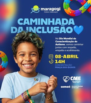 Prefeitura de Maragogi promove Caminhada da Inclusão em alusão ao Mês de Conscientização do Autismo