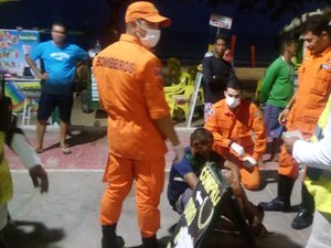 Vítima de agressão é socorrida pelo Ronda no Bairro na Pajuçara