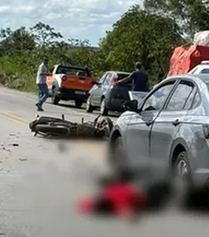 Motociclista morre após colidir de frente com carro na AL-110, em São Sebastião