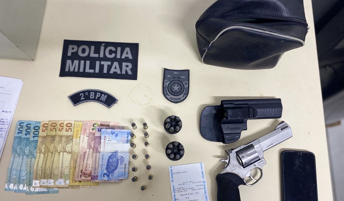 Armas e drogas são apreendidas durante cumprimento de mandado em União dos Palmares