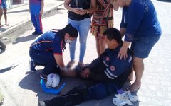 Socorrista da Samu sofre acidente em Arapiraca