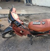 Moto roubada é recuperada pela polícia no bairro Planalto, em Arapiraca