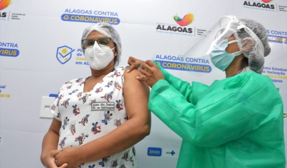 Vacinação: 90.303 alagoanos já foram imunizados contra a Covid-19