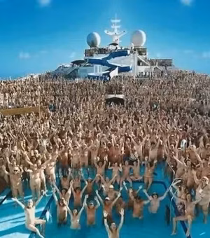 Febre nos Estados Unidos, cruzeiros nudistas têm uma série de regras: uma delas válida só para homens