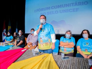 Em Fórum do Selo Unicef, Luciano Barbosa afirma que 'futuro das crianças e adolescentes é construção coletiva'
