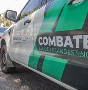 Operação Língua Suja identifica ligação irregular de esgoto da BRK na Ponta Verde