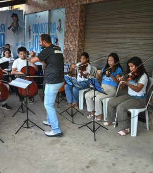 Orquestra Jovem de Maragogi faz concerto em comemoração ao Mês das Crianças