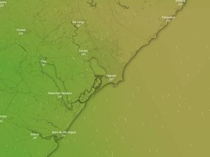 Defesa Civil emite novo alerta para rajadas de ventos em Maceió