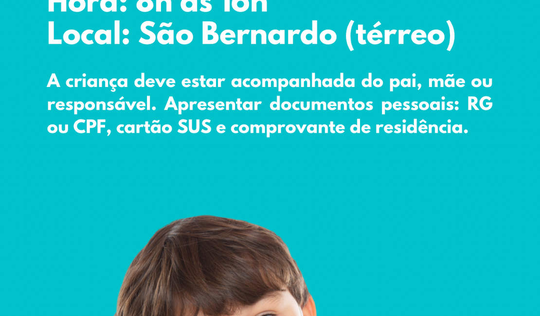 Secretaria de Saúde inicia vacina contra a Covid-19 para crianças de 4 anos, em Palmeira