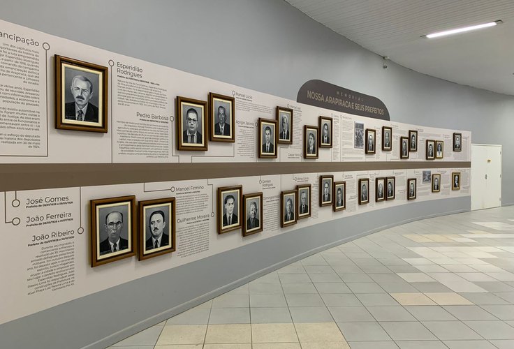 Galeria no Centro Administrativo reúne histórias  de todos os ex-prefeitos de Arapiraca