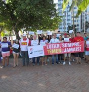 Em Maceió, trabalhadores e sindicatos protestam contra Reforma Trabalhista 