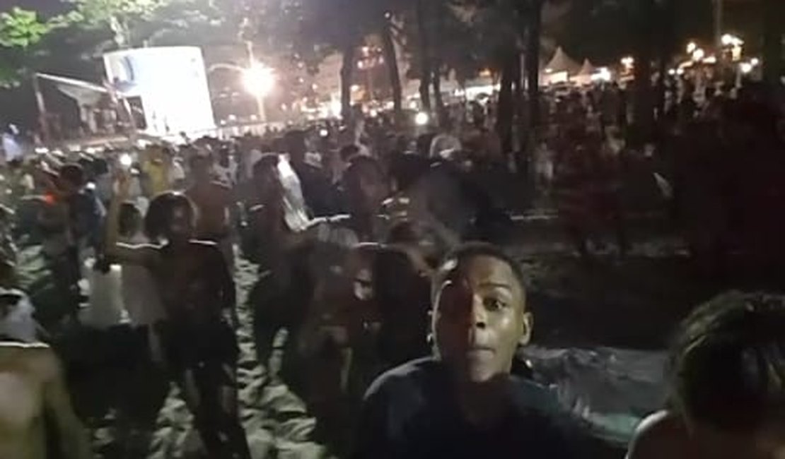 [Vídeo] Vítima filma o próprio assalto durante o réveillon em Copacabana