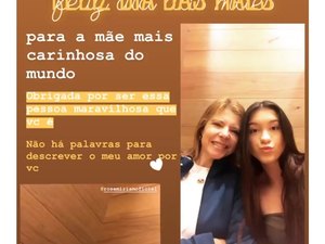 Filha de Gugu faz homenagem para Rose Miriam no Dia das Mães
