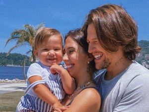 Grávida, Gabi Brandt cria perfil para o bebê e posta fotos do rostinho dele