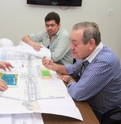 Secretário de Educação e deputado Ronaldo Lessa vistoriam obras no Cepa