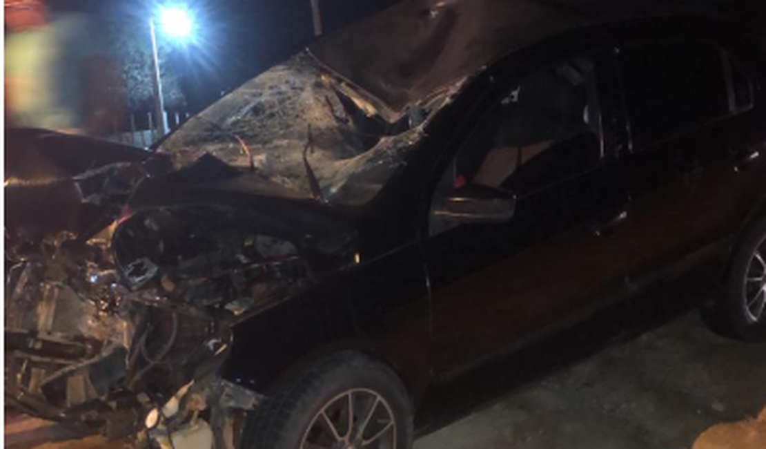 Acidente gravíssimo deixa uma pessoa morta na BR-316 no município de Cacimbinhas