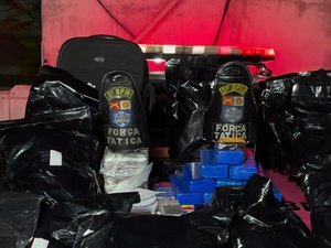 Homem é preso com 15 kg de maconha dentro de loja de celulares em Maceió