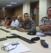 Comandante do 3ºBPM participa de mesa de situação na SSP
