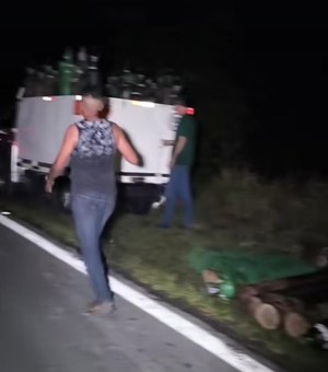 Com pista molhada, três acidentes são registrados no mesmo trecho BR-101 em Colônia Leopoldina
