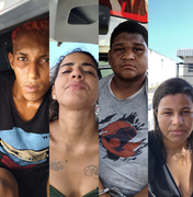 Quatro assaltantes armados são presos por roubo na BR-424, em Rio Largo