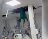 Paciente despenca de teto de hospital durante tentativa de fuga no RJ