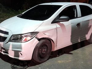 Um acidente de trânsito envolvendo dois veículos, foi registrado na rodovia AL 215, em Marechal Deodoro