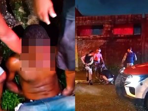 [Vídeo] Homem é espancado após entrar em igreja no Benedito e ser confundido com assaltante