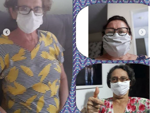 Pessoas idosas de projeto da Uneal dão exemplo em tempos de distanciamento social