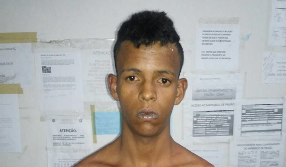 Jovem de 19 anos é preso por tráfico em Palmeira