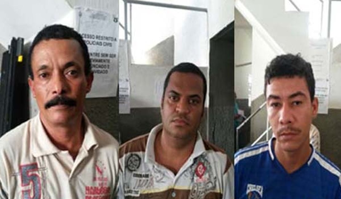 PC prende suspeitos de crimes em São José da Laje