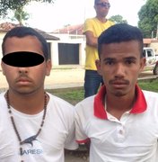 Policiais à paisana evitam assalto a casal e dupla é presa em Arapiraca