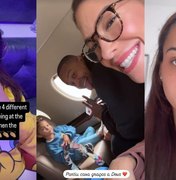 Anitta, Leo Santana e MC Loma reagem ao Furacão Milton em viagem aos EUA: 'Medo'