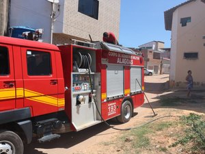 Princípio de incêndio deixa cinco vítimas no bairro de Cruz das Almas