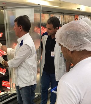 Operação da Vigilância Municipal apreende 100 kg de alimentos impróprios para o consumo