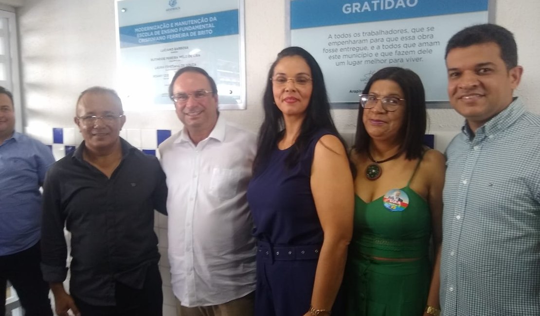 [Vídeo] Luciano afirma que revitalização de escola valoriza a qualidade do ensino em Arapiraca