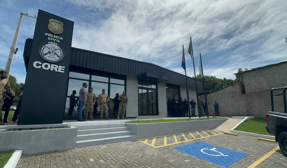 Governo de AL entrega nova sede da Coordenadoria de Recursos Especiais da Polícia Civil