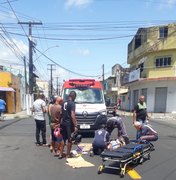 Colisão entre e carro e moto deixa mulher de 54 anos ferida na Ponta Grossa