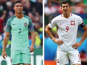 CR7 x Lewa: Portugal e Polônia abrem as quartas com choque de matadores