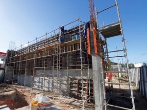 Segunda etapa de concretagem do viaduto de Jacarecica será finalizada sexta-feira