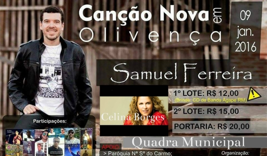 Evento ?? Canção Nova em Olivença ?? promete atrair um grande público para Olivença neste sábado