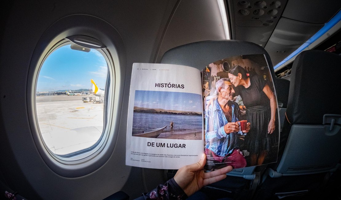 Ilha do Ferro, em Pão de Açúcar, é destaque em revista de bordo da GOL