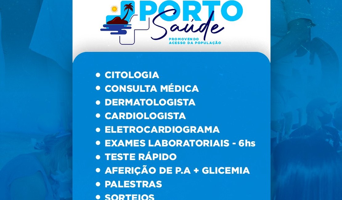 Prefeitura de Porto de Pedras anuncia ação de saúde em Tatuamunha