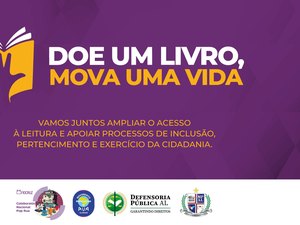 MP lança campanha de incentivo à leitura e convida a sociedade a doar livros