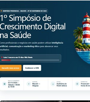 Inteligência Artificial na saúde será destaque em simpósio em Maceió