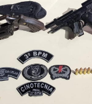 Polícia prende suspeitos com armas e munição dentro de veículo no Boa Vista